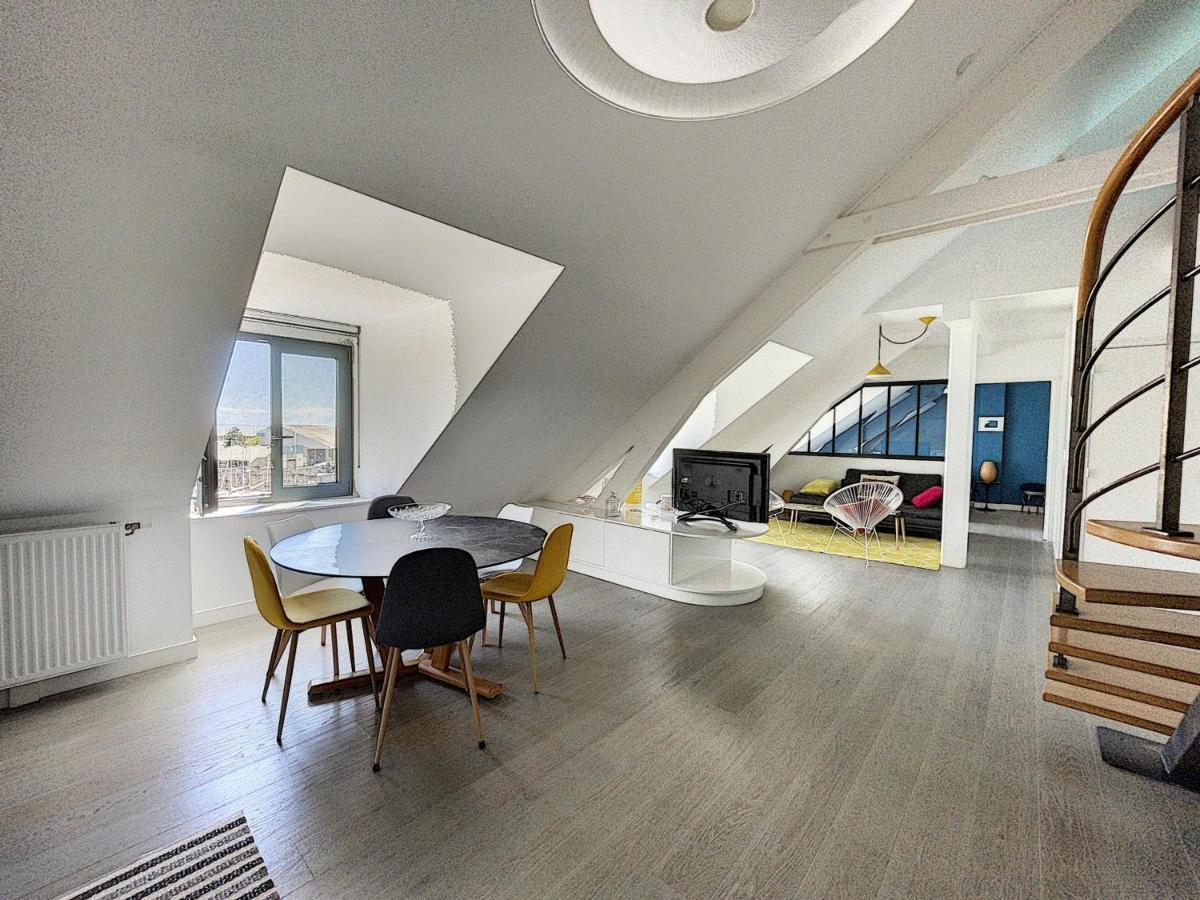 Duplex De Standing En Centre-Ville Avec Parking, Proche Port Et Plage - Fr-1-361-377 Granville Zewnętrze zdjęcie